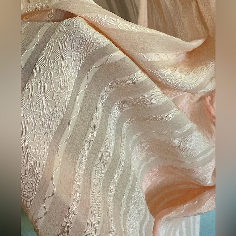 SAKS FIFTH AVENUE 100% SILK KIMONO ROBE SHORT ROBE SILK LOUNGEWEAR - Picture 5 of 13